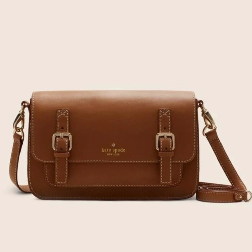 Kate Spade Essex Scout Brown Crossbody Bike Purse